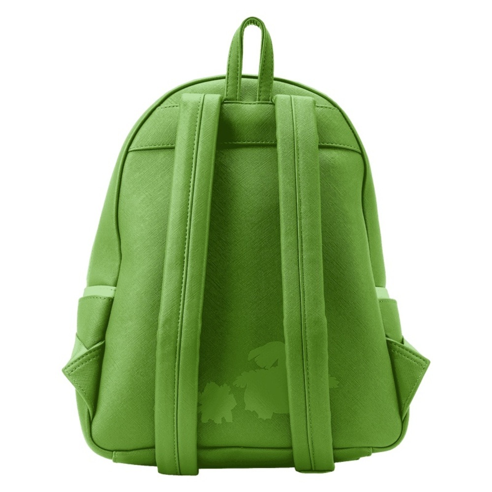 NWT Loungefly Pokémon Bulbasaur Triple Pocket Green Backpack - Picture 4 of 7